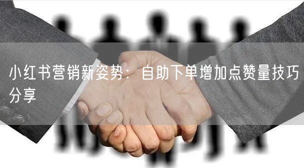 小红书营销新姿势：自助下单增加点赞量技巧分享