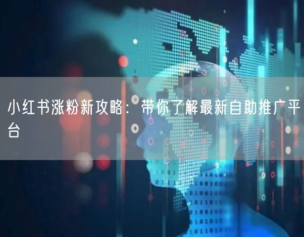 小红书涨粉新攻略：带你了解最新自助推广平台